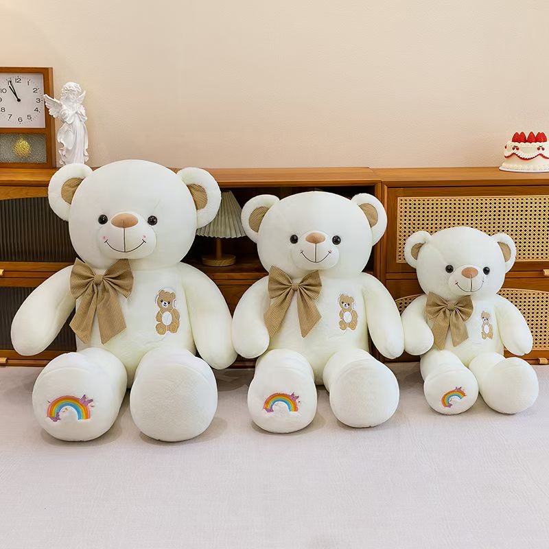 Rainbow 🌈 bear, of high quality, exquisitely made, big bear with flower knots details Picture