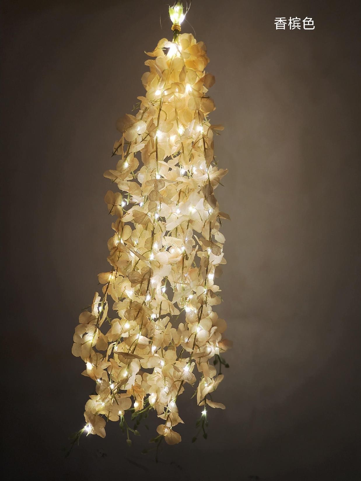 3-meter by 1-meter LED outdoor light string, courtyard decorative light string, 4 colors Specification image