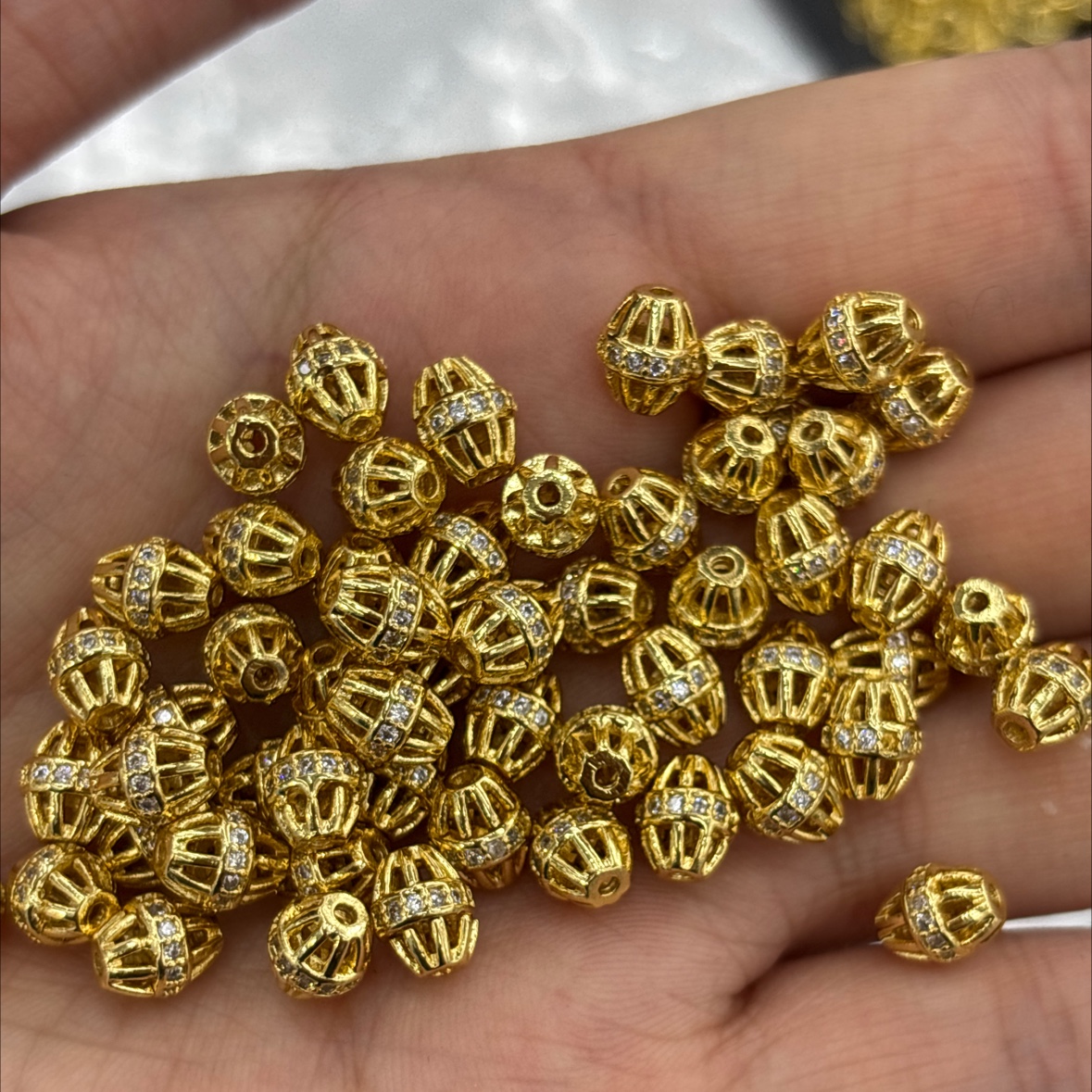 手串饰品配件、diy饰品配件、天然石手串配件、珍珠项链手串配件产品图