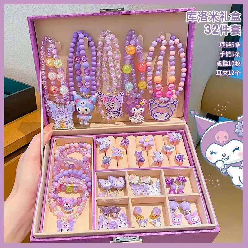 儿童饰品套装，高档节日礼物，欧美风首饰套装首饰盒包装盒时尚饰品礼盒送女友礼物