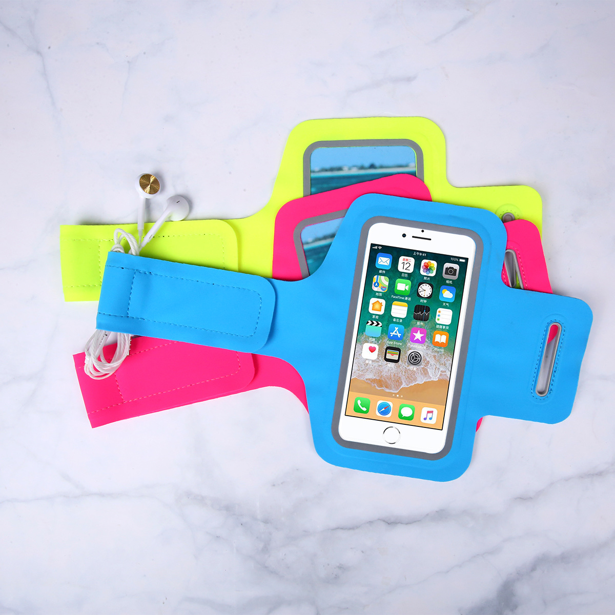 Mobile phone exercise arm with touchscreen exercise arm bag details Picture