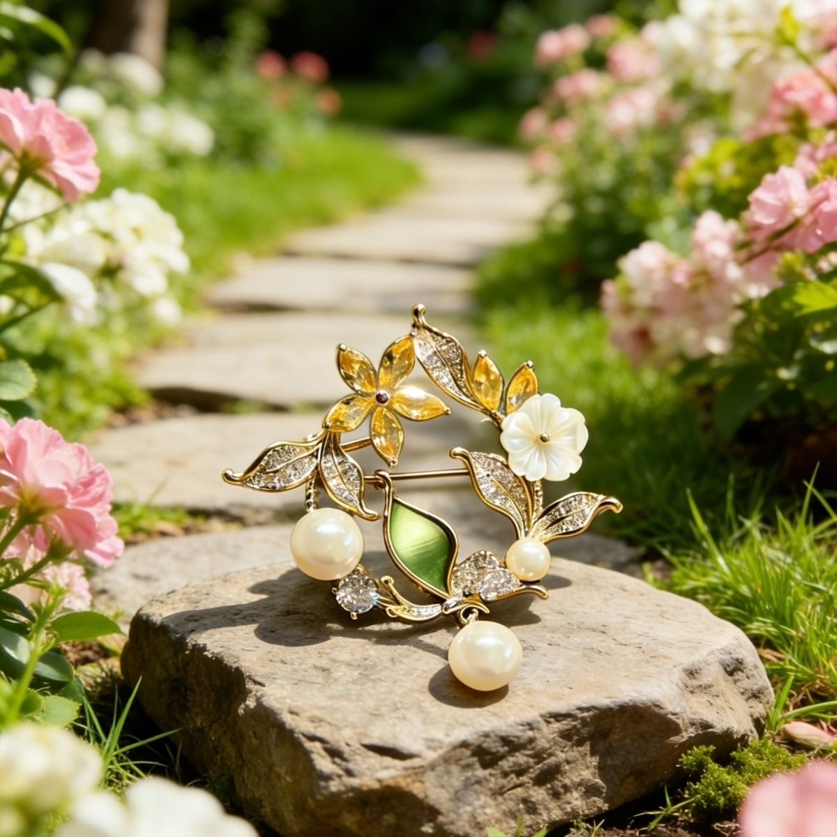 植物系列胸针复古高级小众