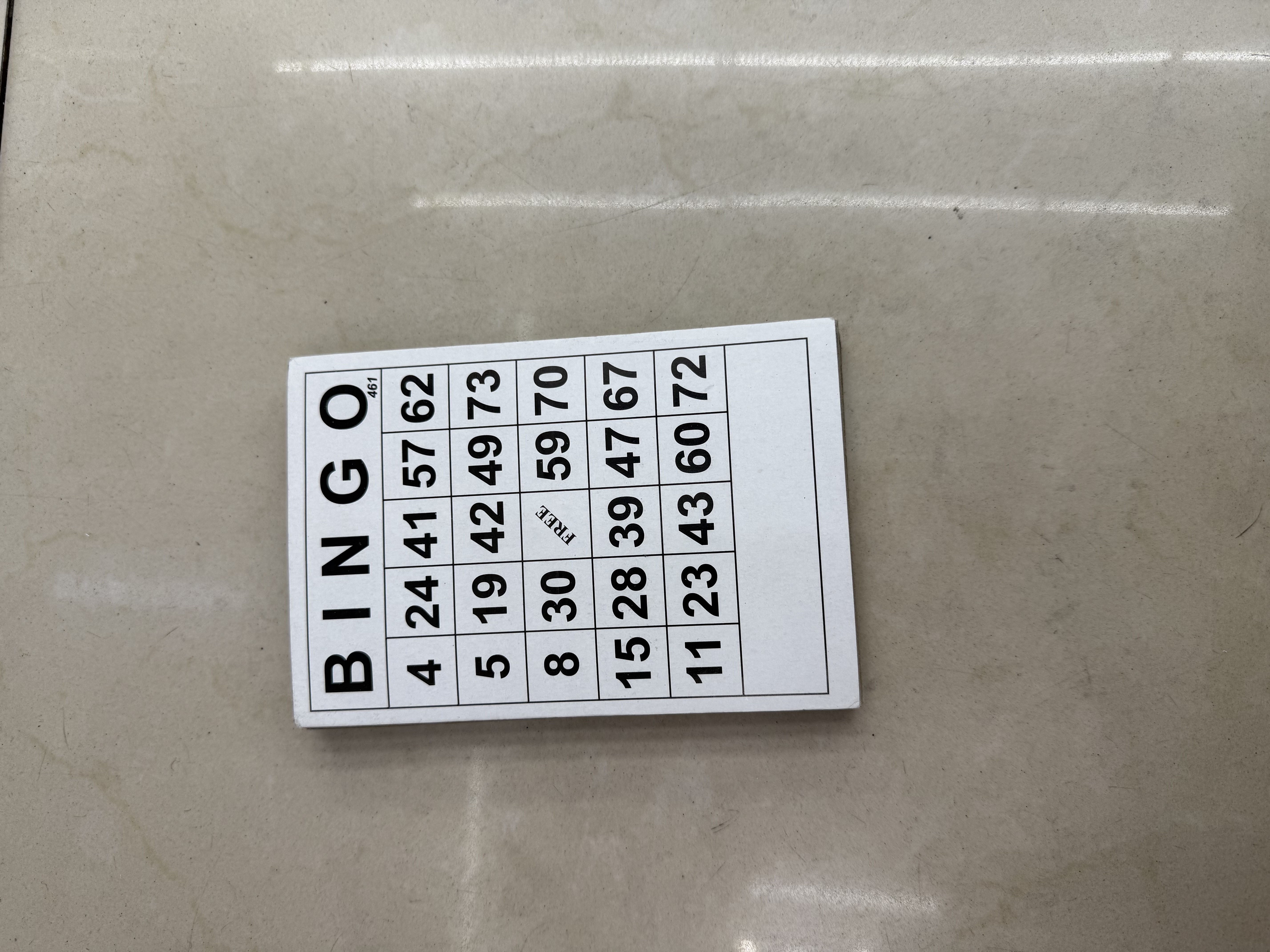 BINGO桌游
