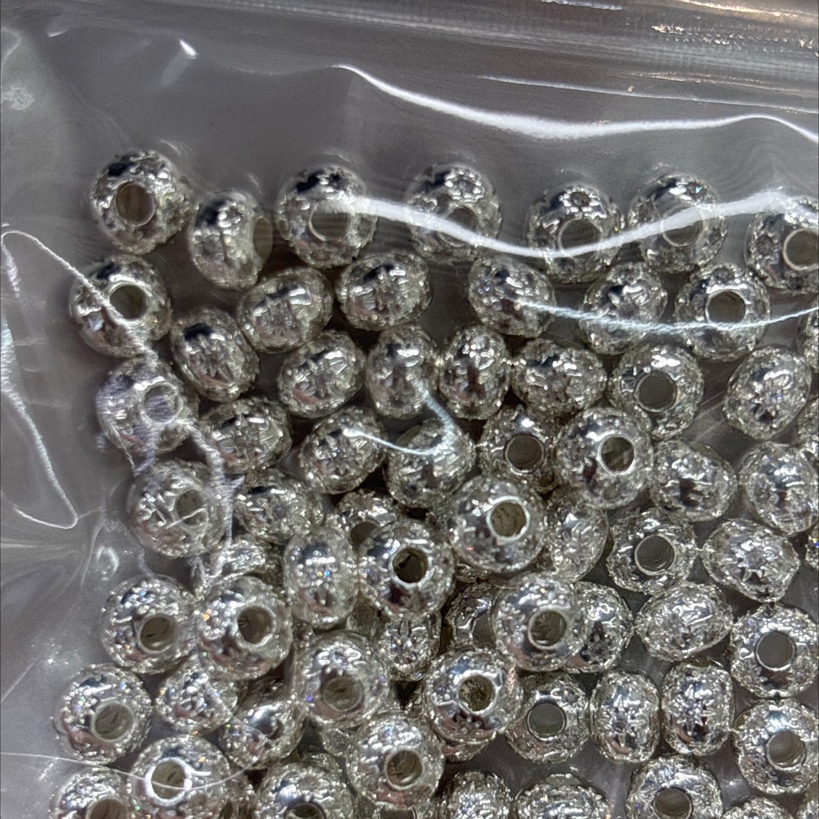 手串珠子配件、铜镀18k厚银配件、天然石手串配件、珍珠手串配件产品图