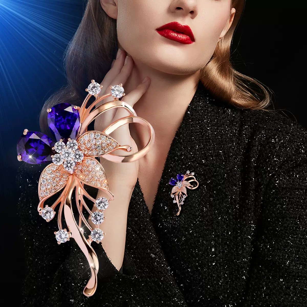 中古银饰滴油胸针徽章简约复古设计感饰品滴油胸针徽章细节图