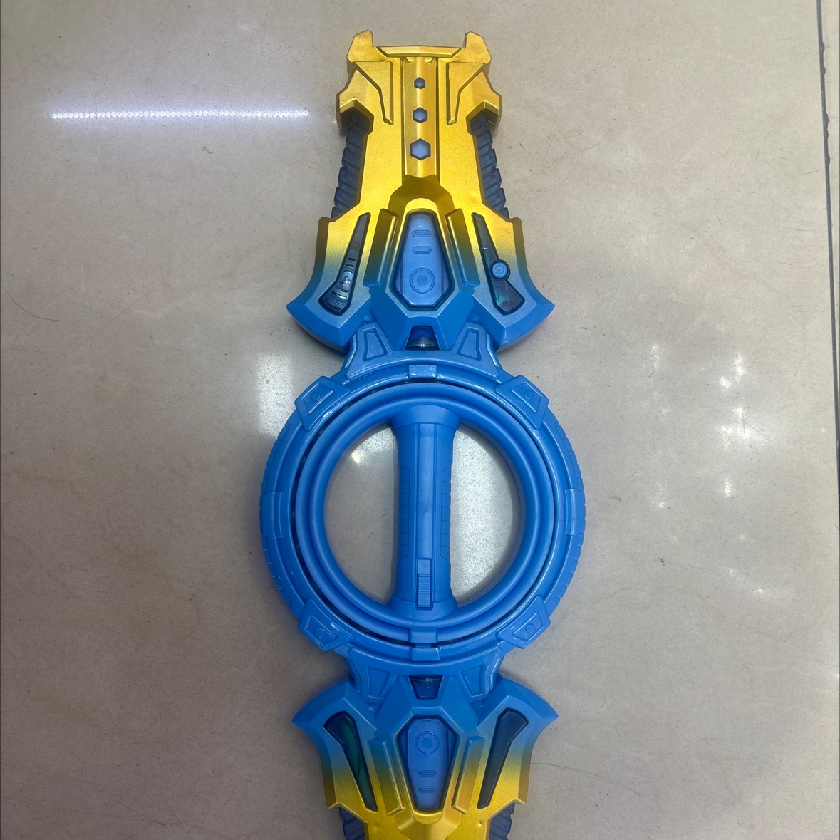 火旋剑双刃光剑七彩灯光旋转出刃双头伸缩激光剑宝剑儿童男孩玩具产品图