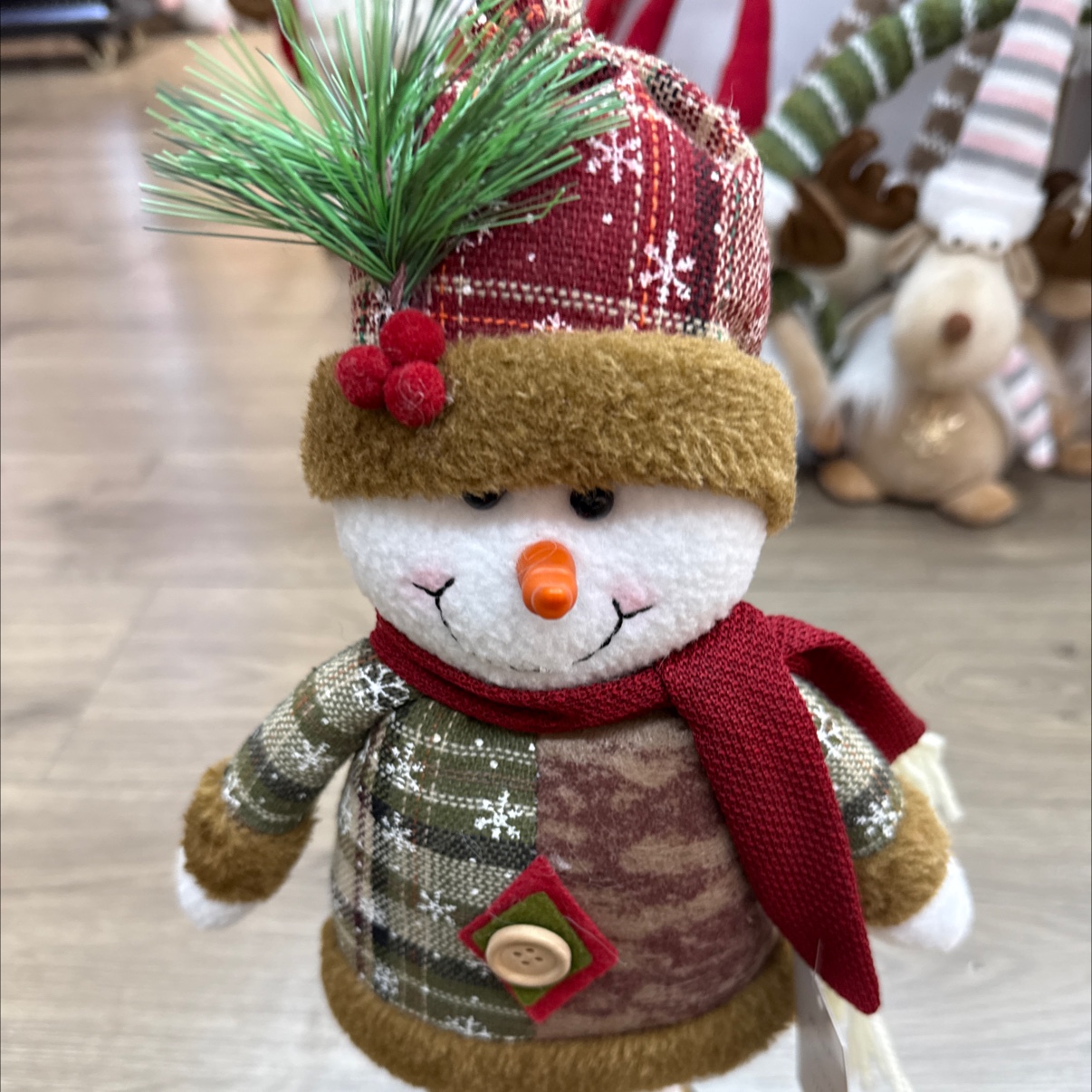 Christmas snowman telescopic style Christmas wreath ring, Christmas wreath gift box, Christmas supplies, Christmas supplies 27 ~ 47 cm, Christmas decorations Application Scenario