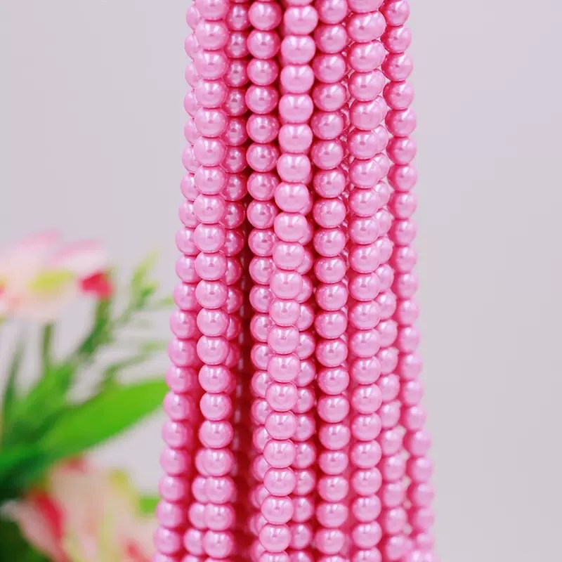 2-18m玻璃仿珍珠散珠环保仿贝壳珠珍珠饰品配件diy手链项链半成品珠子详情图3
