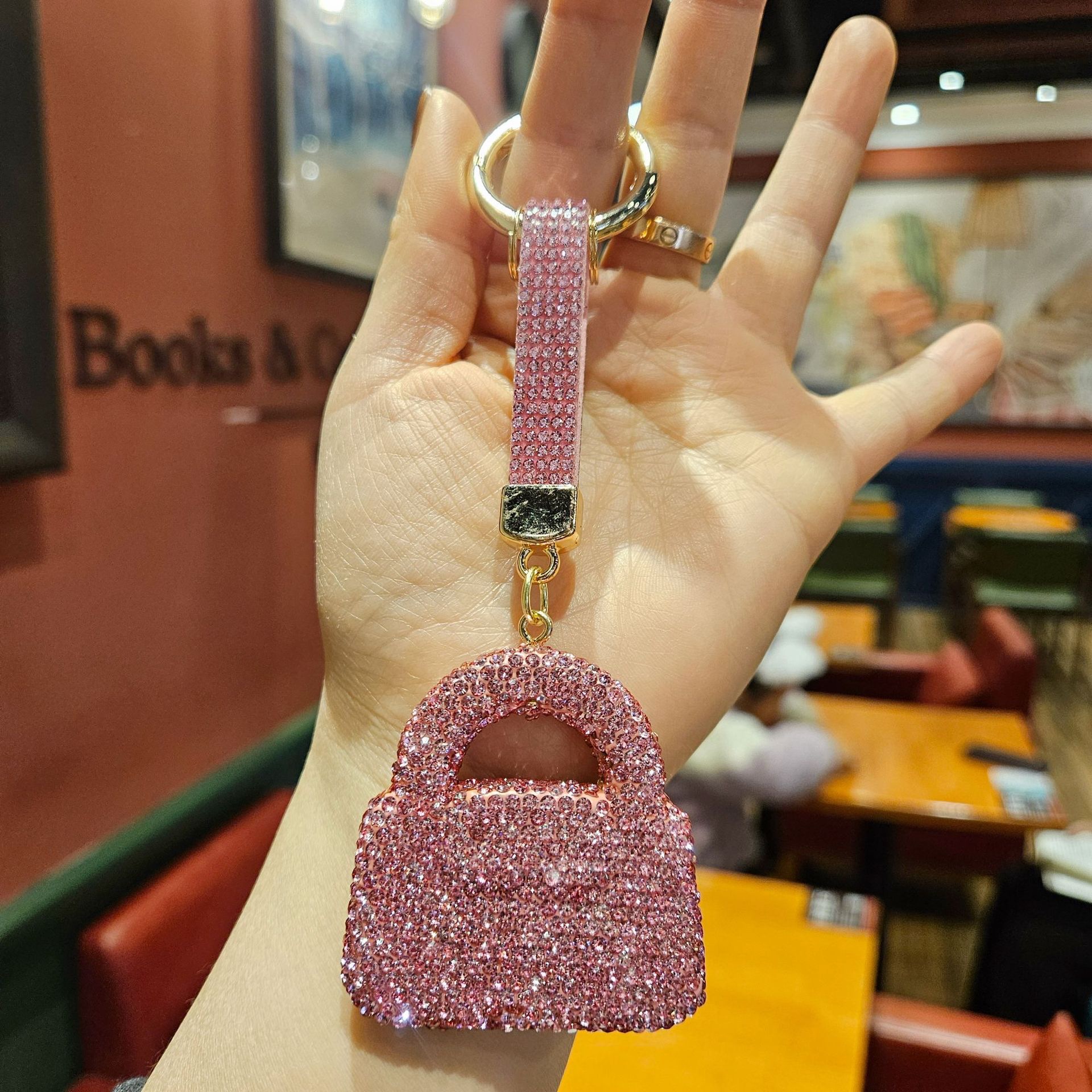 Diamond keychain pendant, bag pendant, key chain pendant, accessory pendant detail image 6