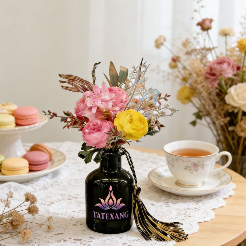 في تصميم العطر العطر في حفل الزفاف للزهور المزينة بالفنادق المزينة بالفساتين المستوحاة من الزهور الطبيعية الخلاقة pic 3