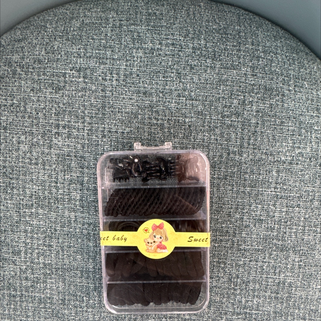 Korean-style patchwork hair accessory, ladies' hair tie, leather band and hair band combination, fashionable, versatile and simple style headwear details Picture