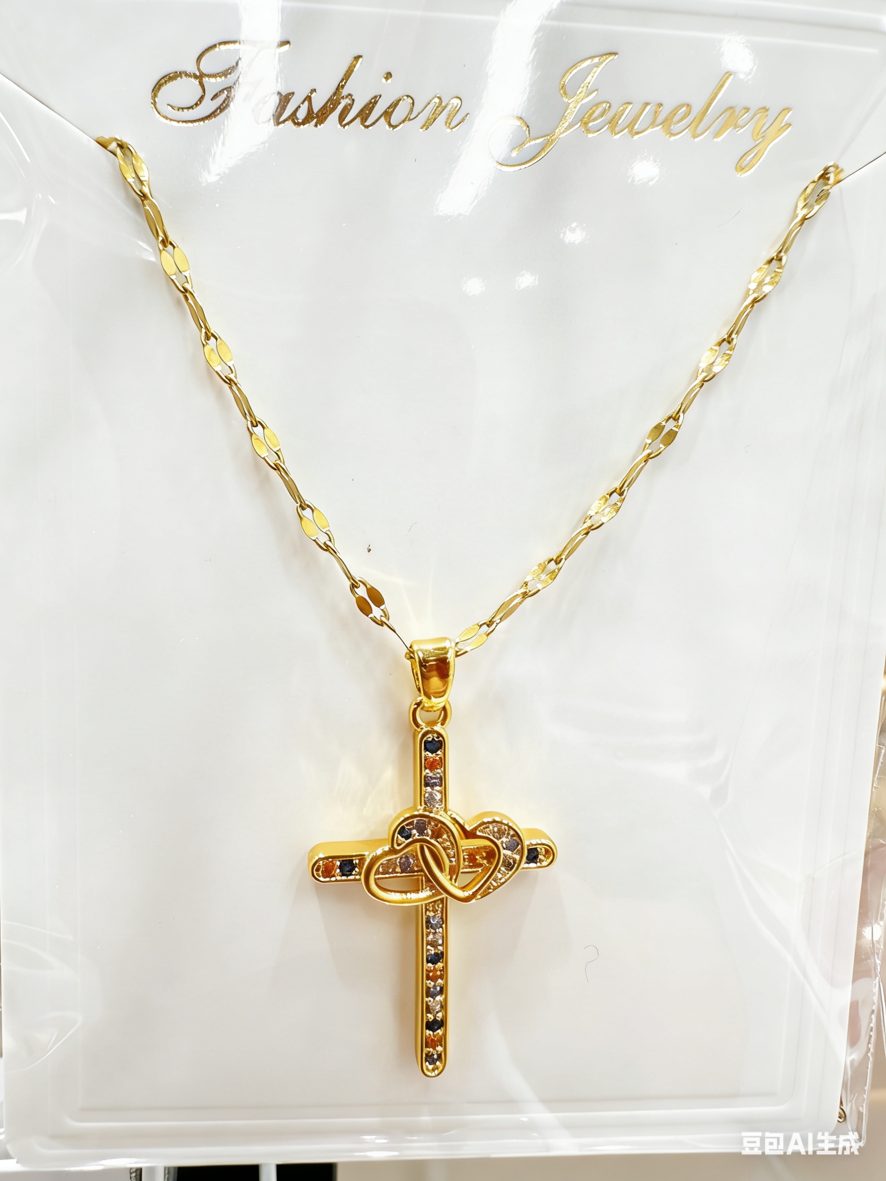 复古风渐变满钻手链女 轻奢小众设计感高级感精致百搭手饰04