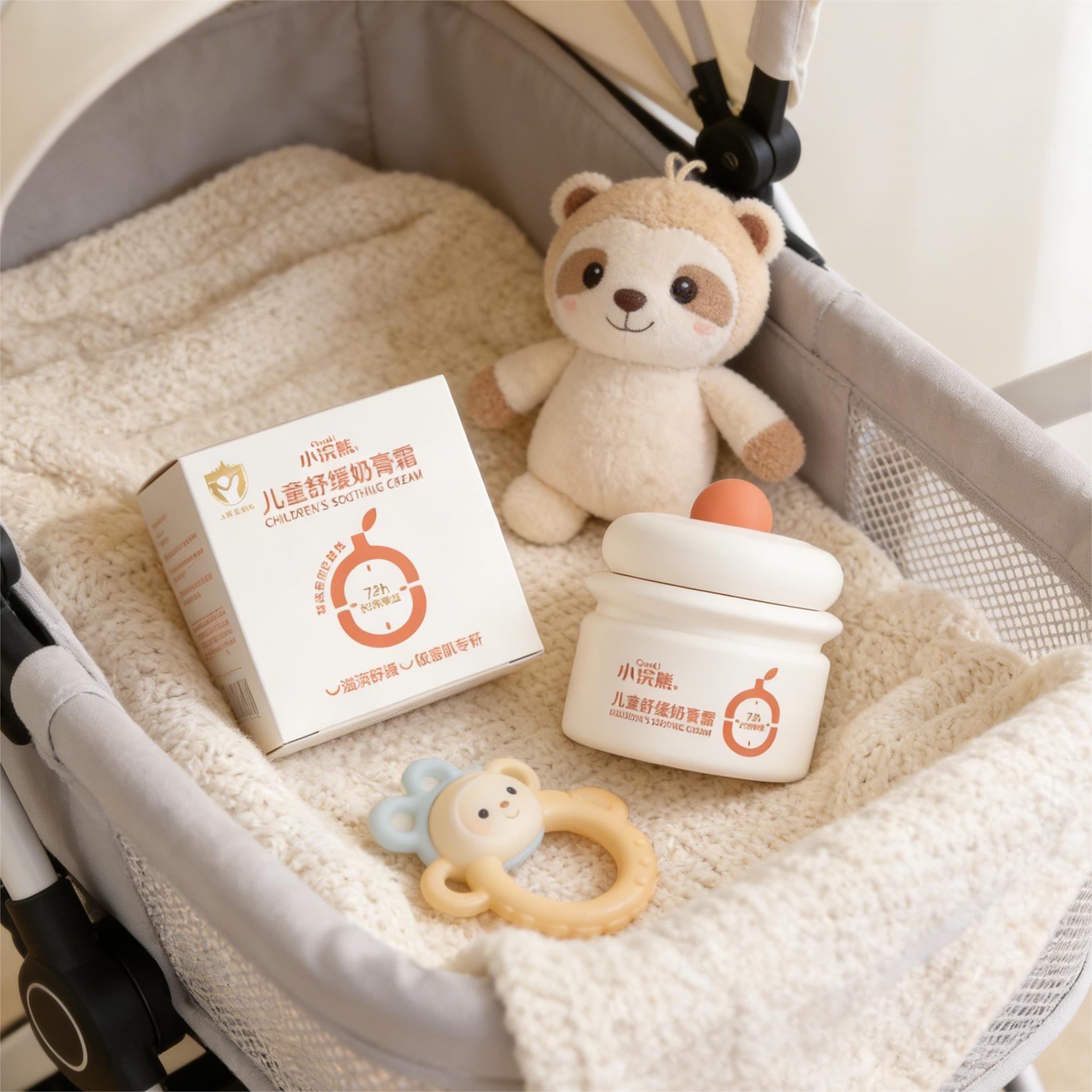 Children's soothing cream, Super Moisturizing and nourishing face cream, specially designed for sensitive skin. Baby face cream for soothing and moisturizing Application Scenario