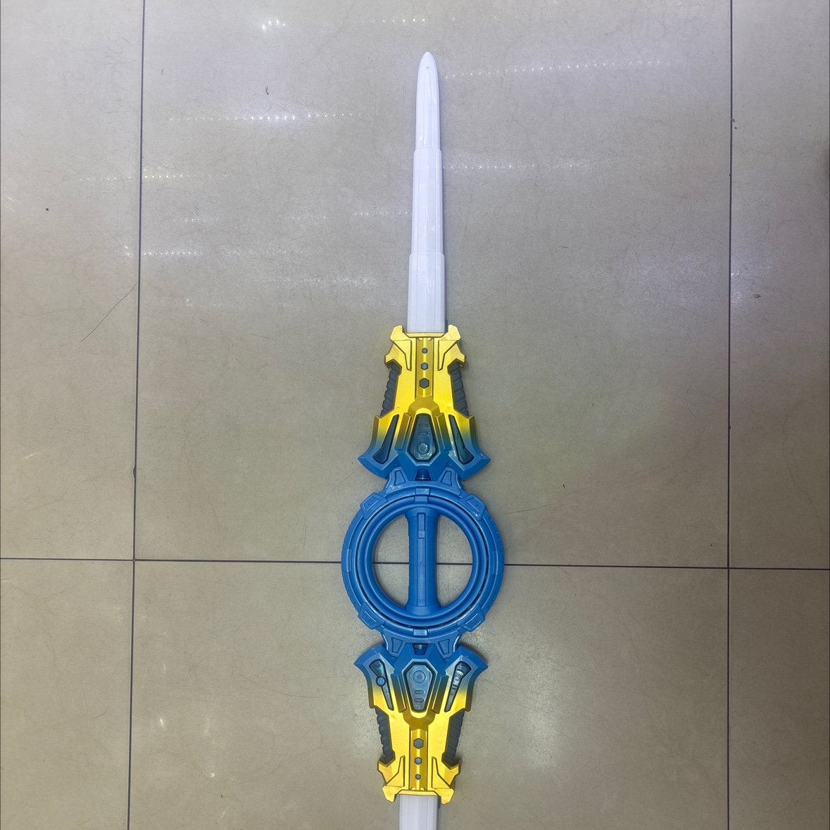 火旋剑双刃光剑七彩灯光旋转出刃双头伸缩激光剑宝剑儿童男孩玩具