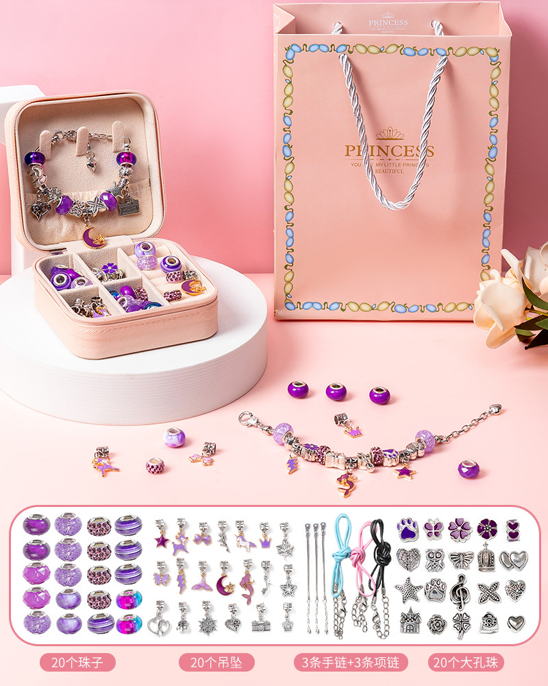 潘多拉饰品套装，欧美时尚首饰套装首饰盒包装盒精致礼盒送女友礼物