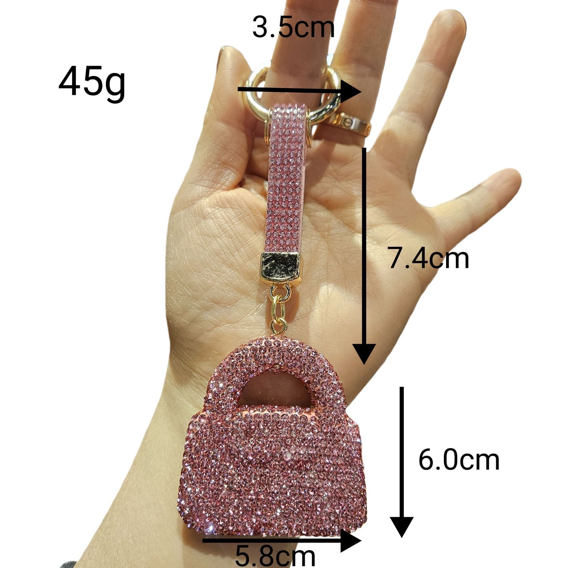Diamond keychain pendant, bag pendant, key chain pendant, accessory pendant Item Picture