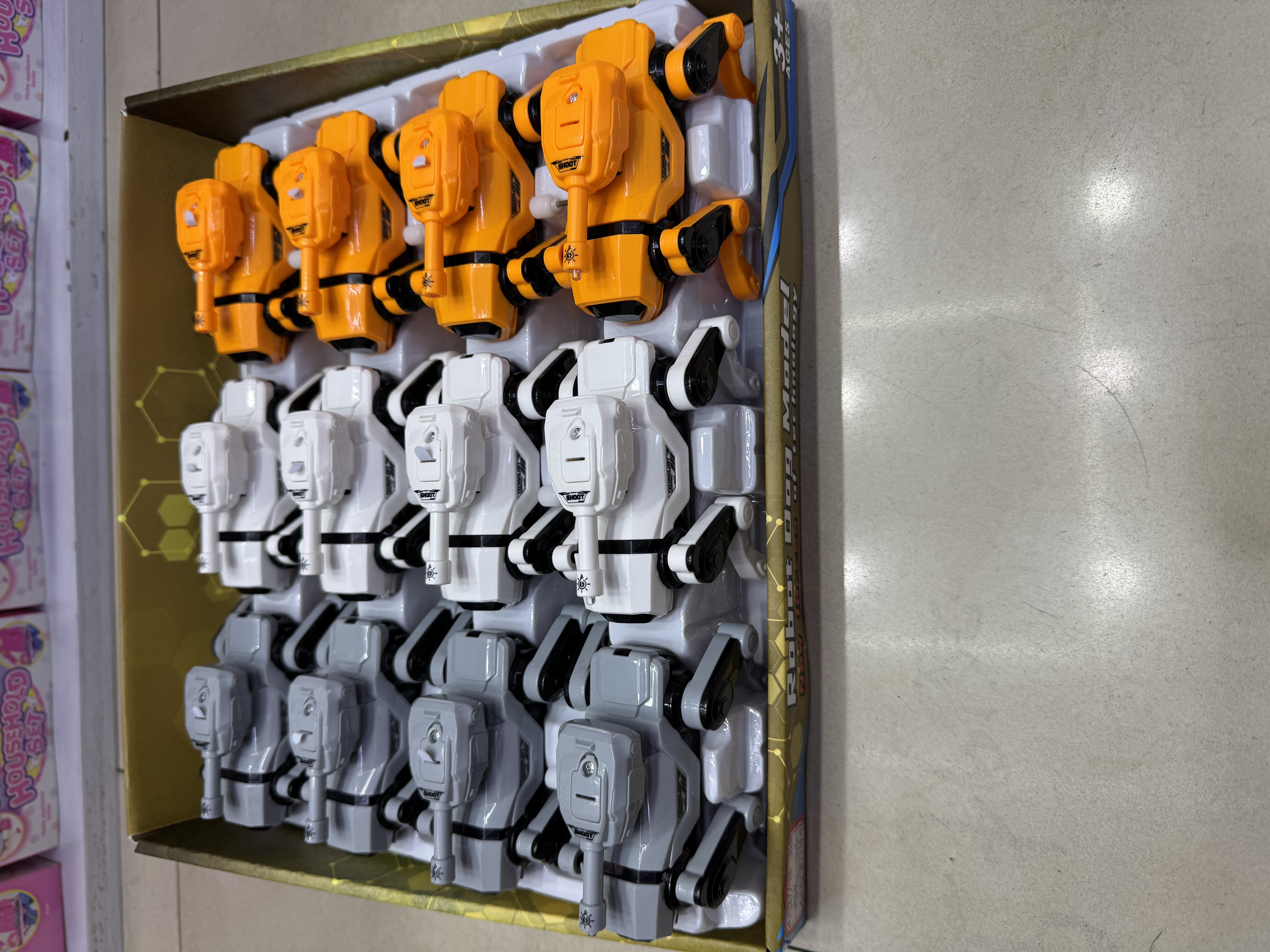 儿童玩具新款灯光上链机器狗细节图