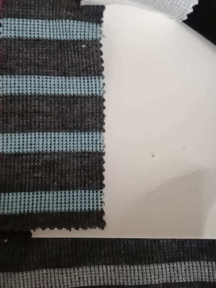 Air layer stripes, mini air layer stripes, Minnie velvet horizontal stripes, colorful stripes, colored strips, air layer, air layer fabric, fabric detail image 6