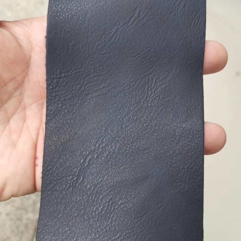 深灰色皮革片 优质头层牛皮 200g 男包材料 天然纹理01