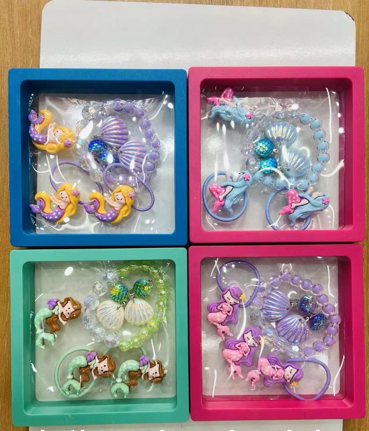 儿童饰品套装，欧美时尚首饰套装首饰盒包装盒送礼佳品