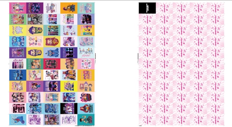 K-POP Witch Hunt Laser Mini Card Box contains 55 movie-related LOMO cards