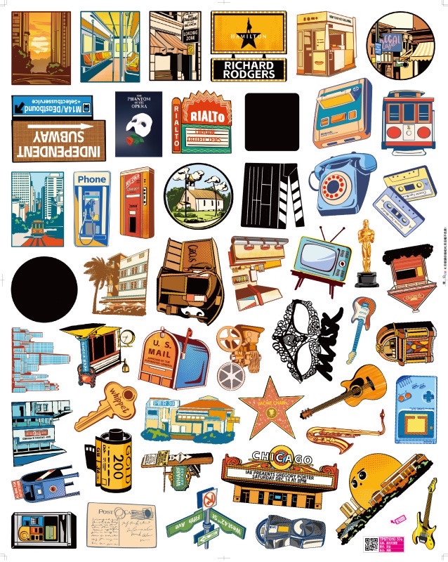 TIPETOYS National Geographic stickers are special paper gilding process stickers detail image 1
