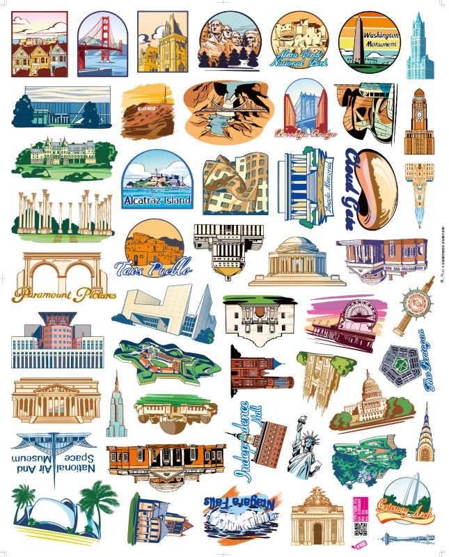 TIPETOYS National Geographic stickers are special paper gilding process stickers details Picture