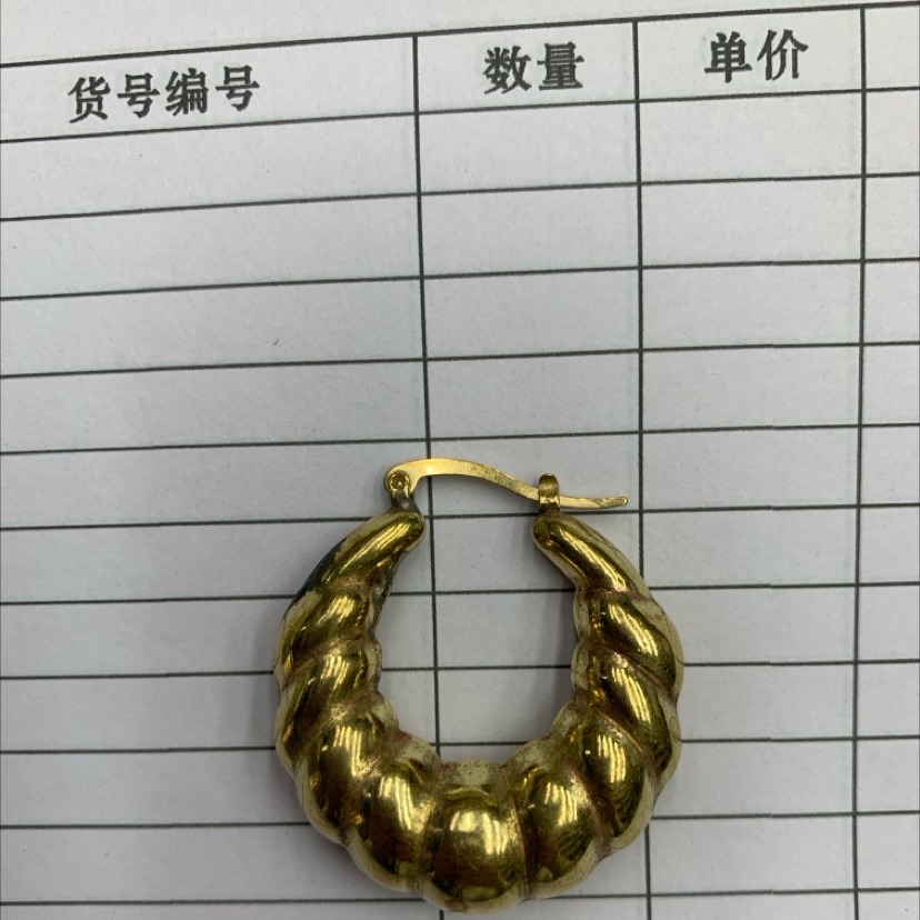 铜配件耳环铜色时尚简约潮流新款饰品配件DIY手工