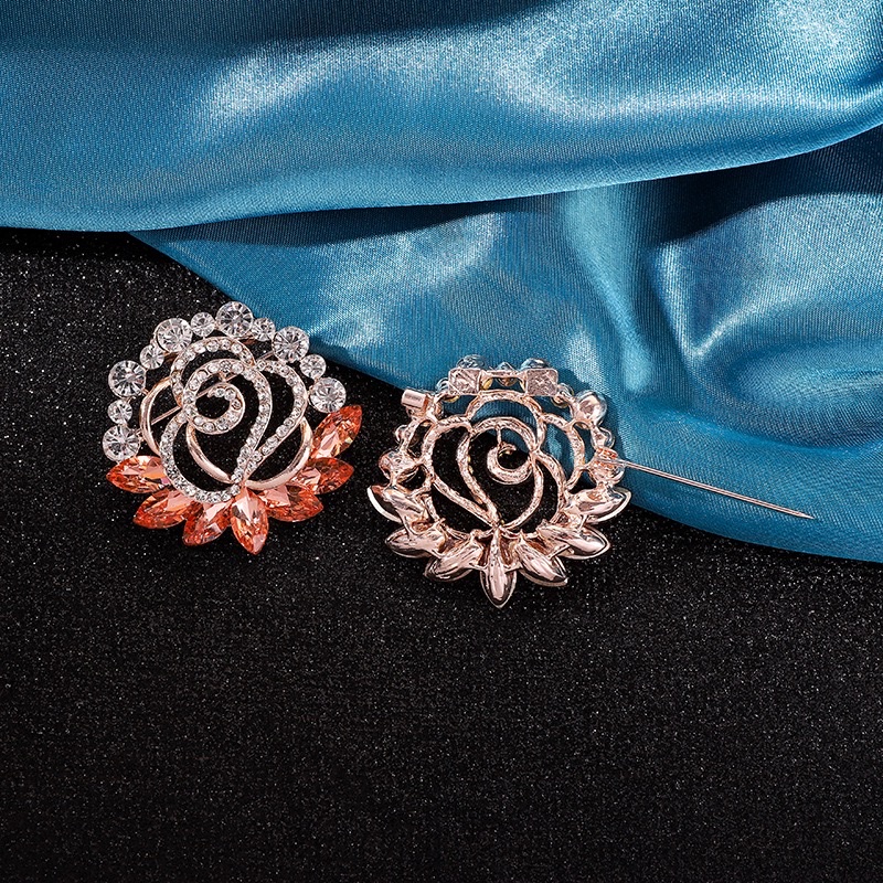 银饰滴油中古胸针徽章18mm精致复古设计产品图