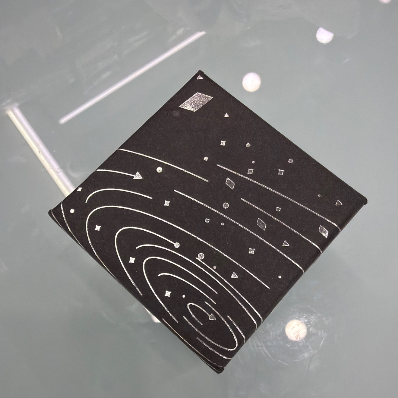 首饰盒内衬珠宝收纳白底实物图