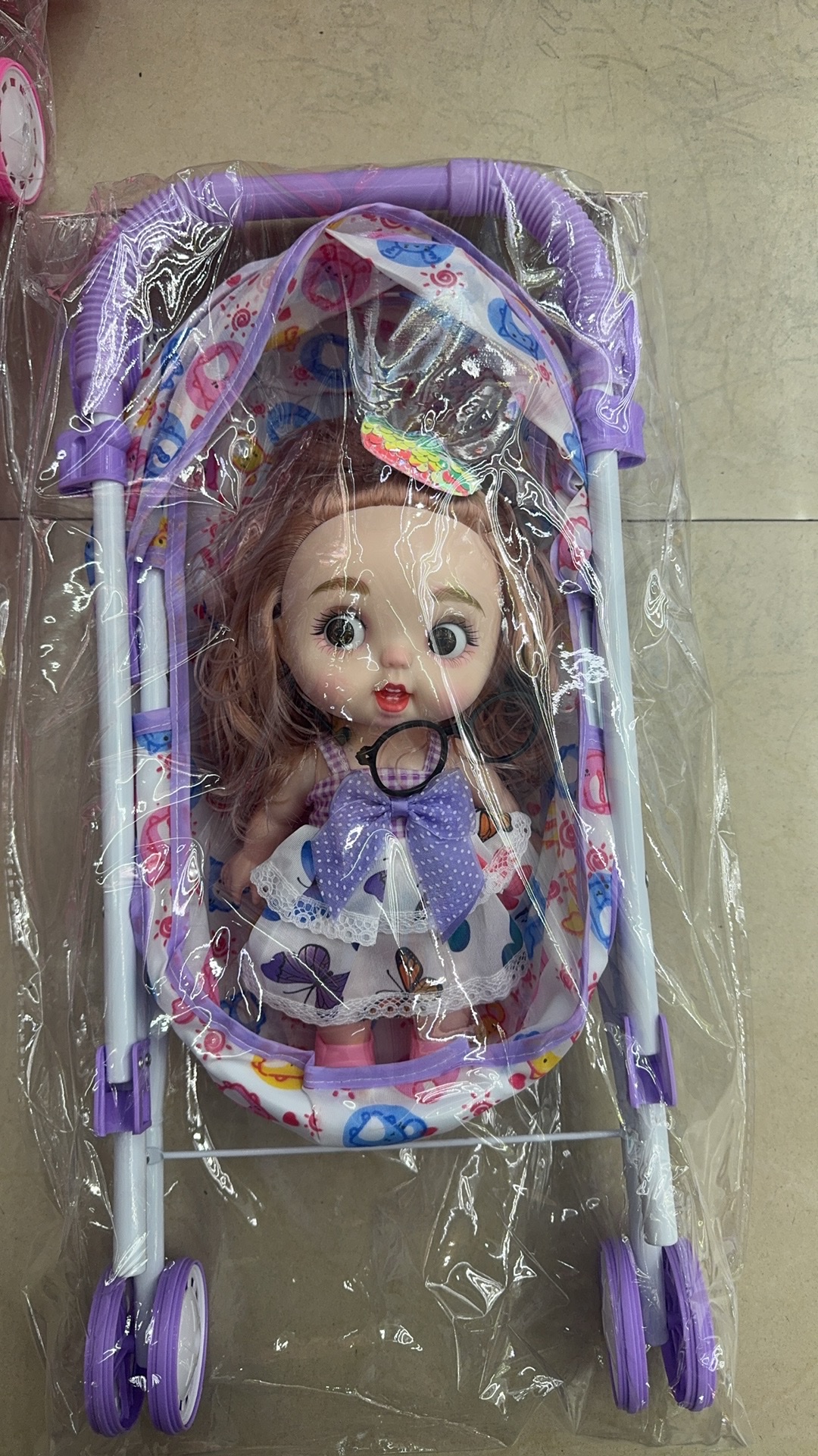 铁制手推车12寸空身萌娃