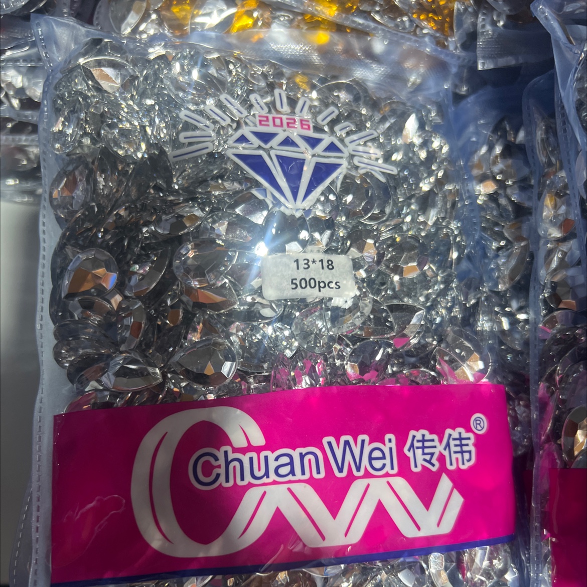 Acrylic diamond for jewelry accessories