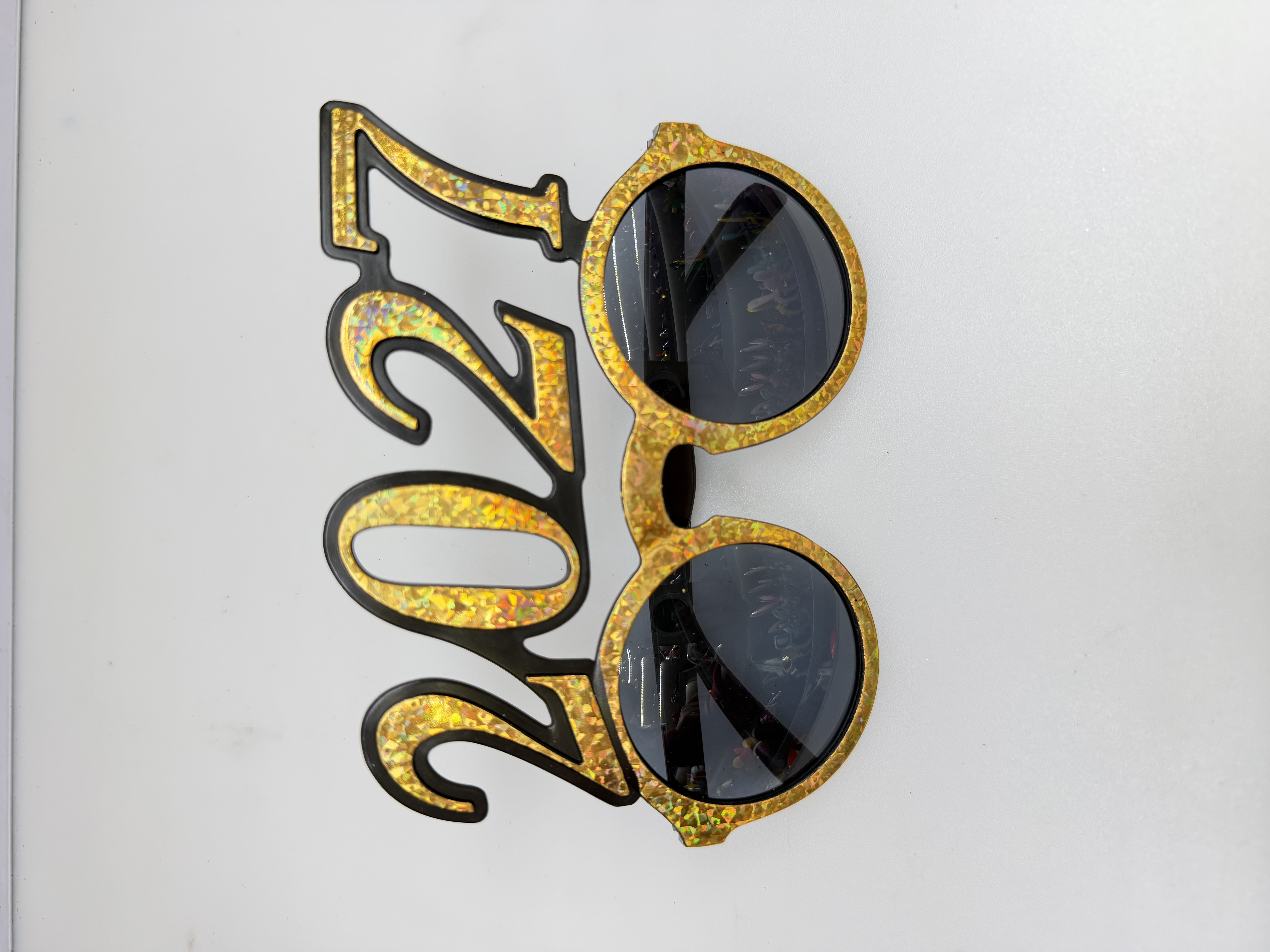 新年装饰眼镜2027数字眼镜