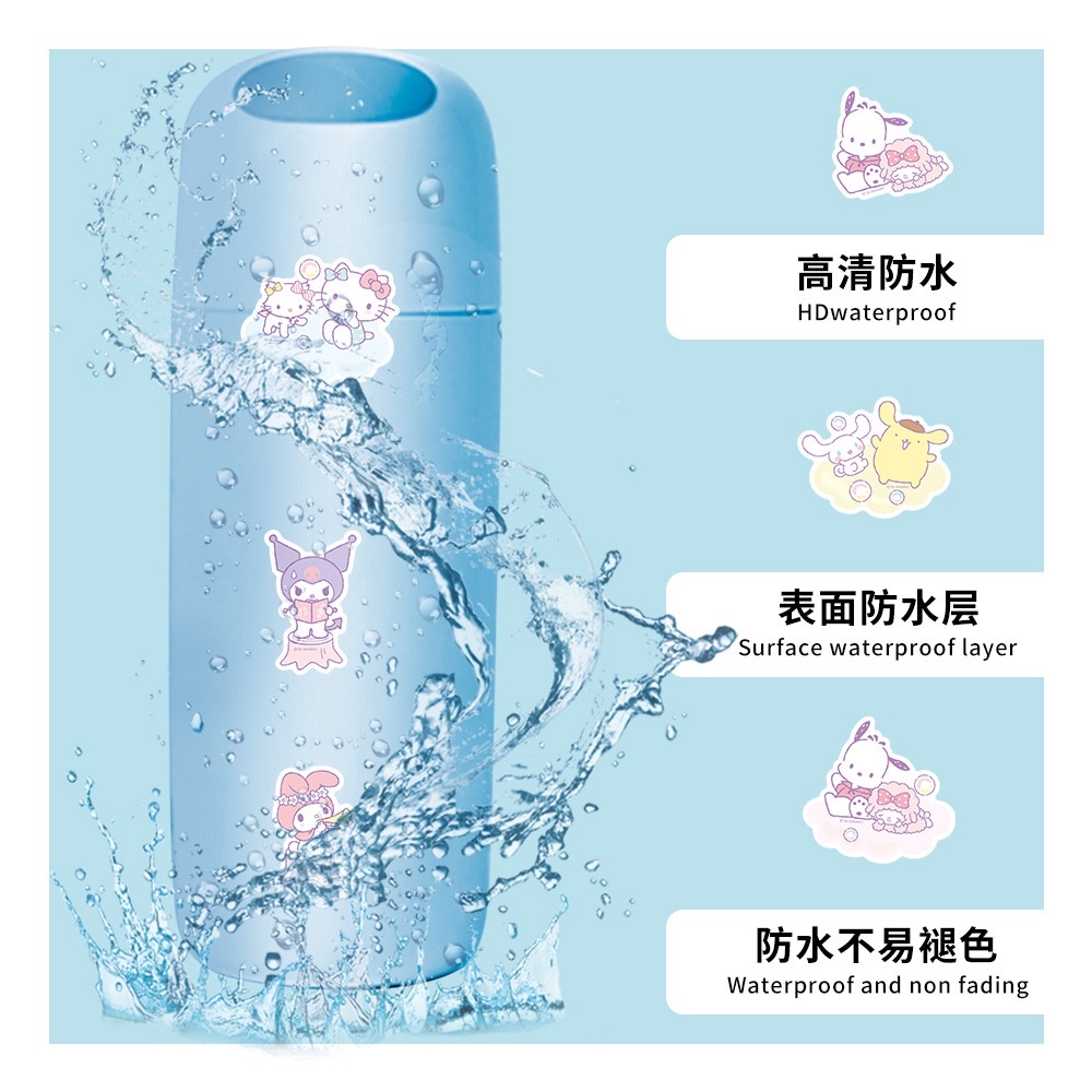 [Officially Authorized] Sanrio Cute Cartoon stickers HelloKitty Melody ins Soft and Creative stickers detail image 3