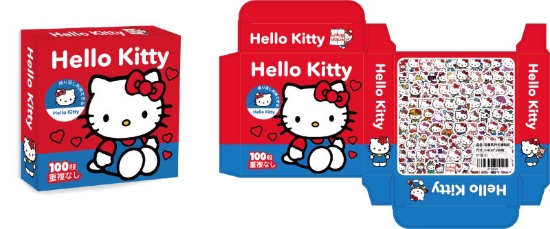 The KTM6 box of stickers contains 100 pieces Application Scenario