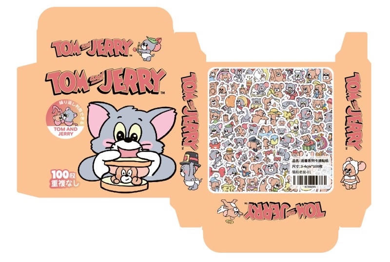 The KTM6 box of stickers contains 100 pieces details Picture