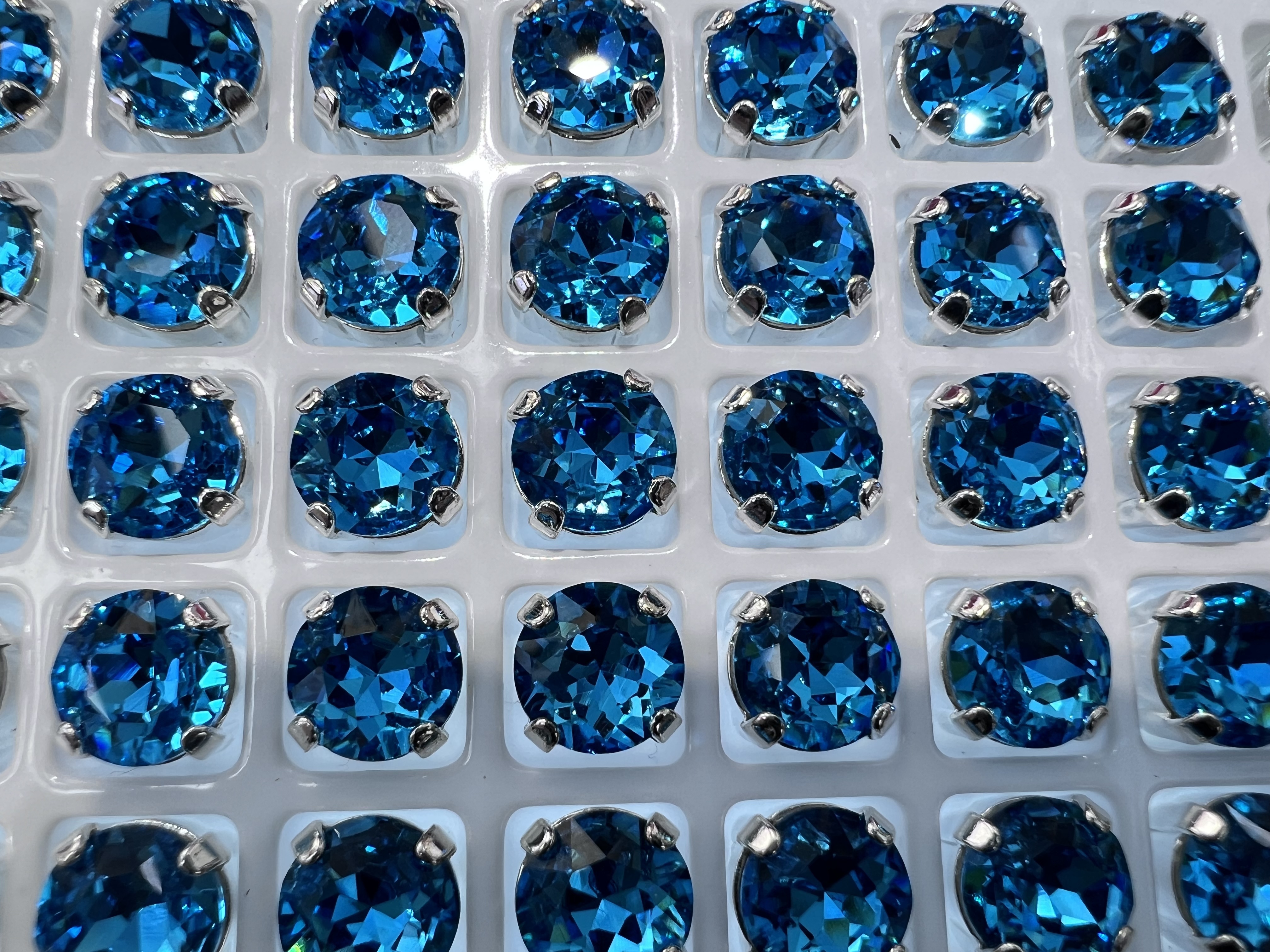 DIY handmade jewelry accessories, super shiny multi-color pointed-bottom claw diamond, high-gloss colored diamond jewelry accessories DIY details Picture