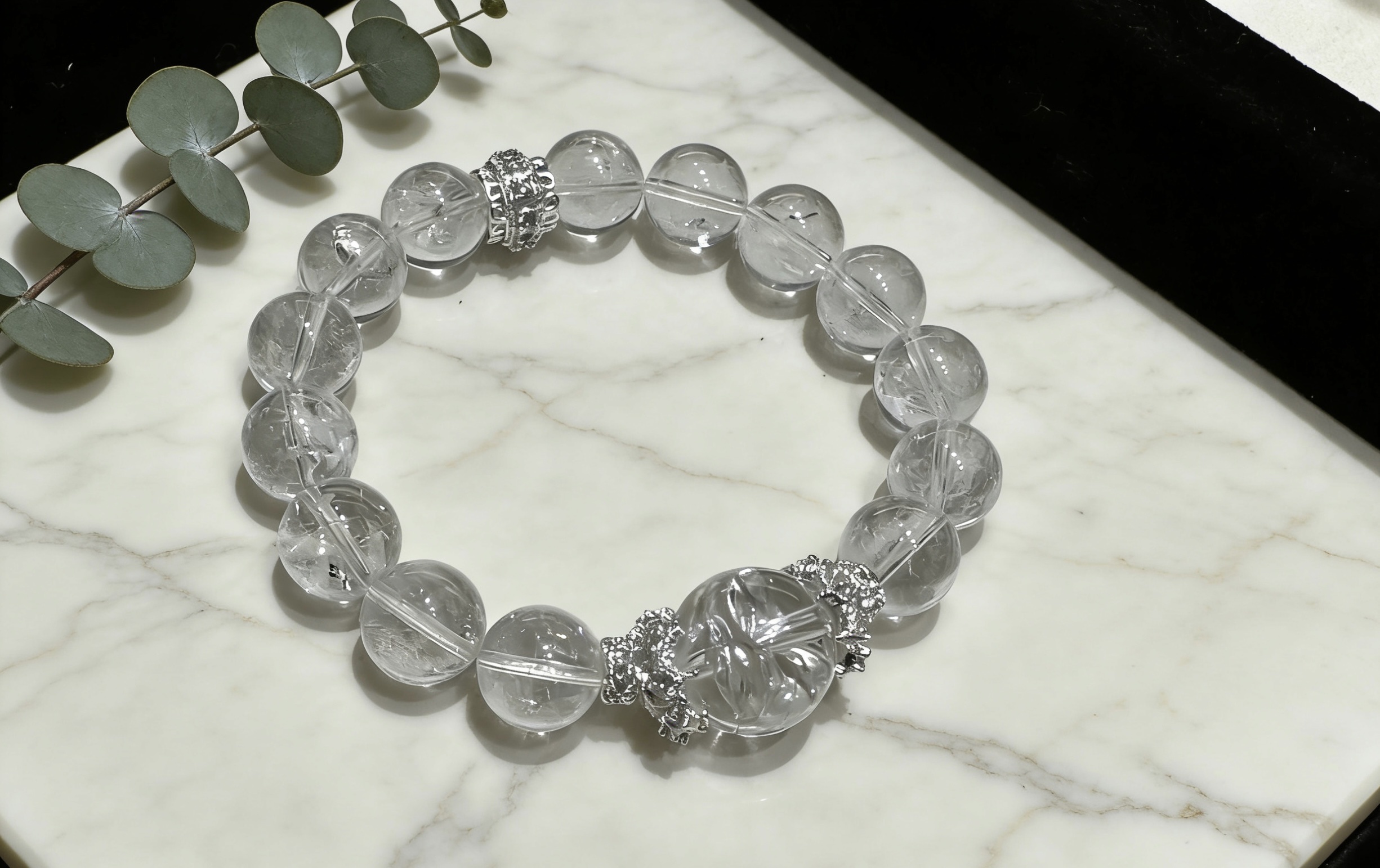 
仙气清冷感白水晶手链 精致百搭手串