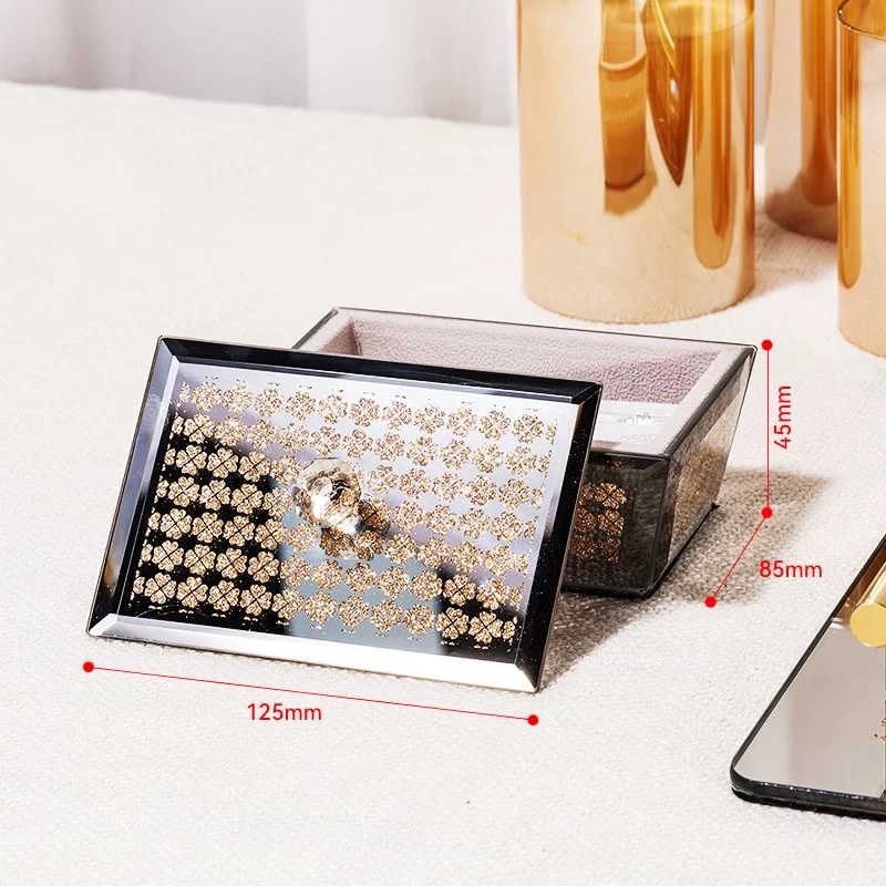 幸运星新款首饰盒子饰品首饰收纳盒高档精致结婚生日礼物详情图9