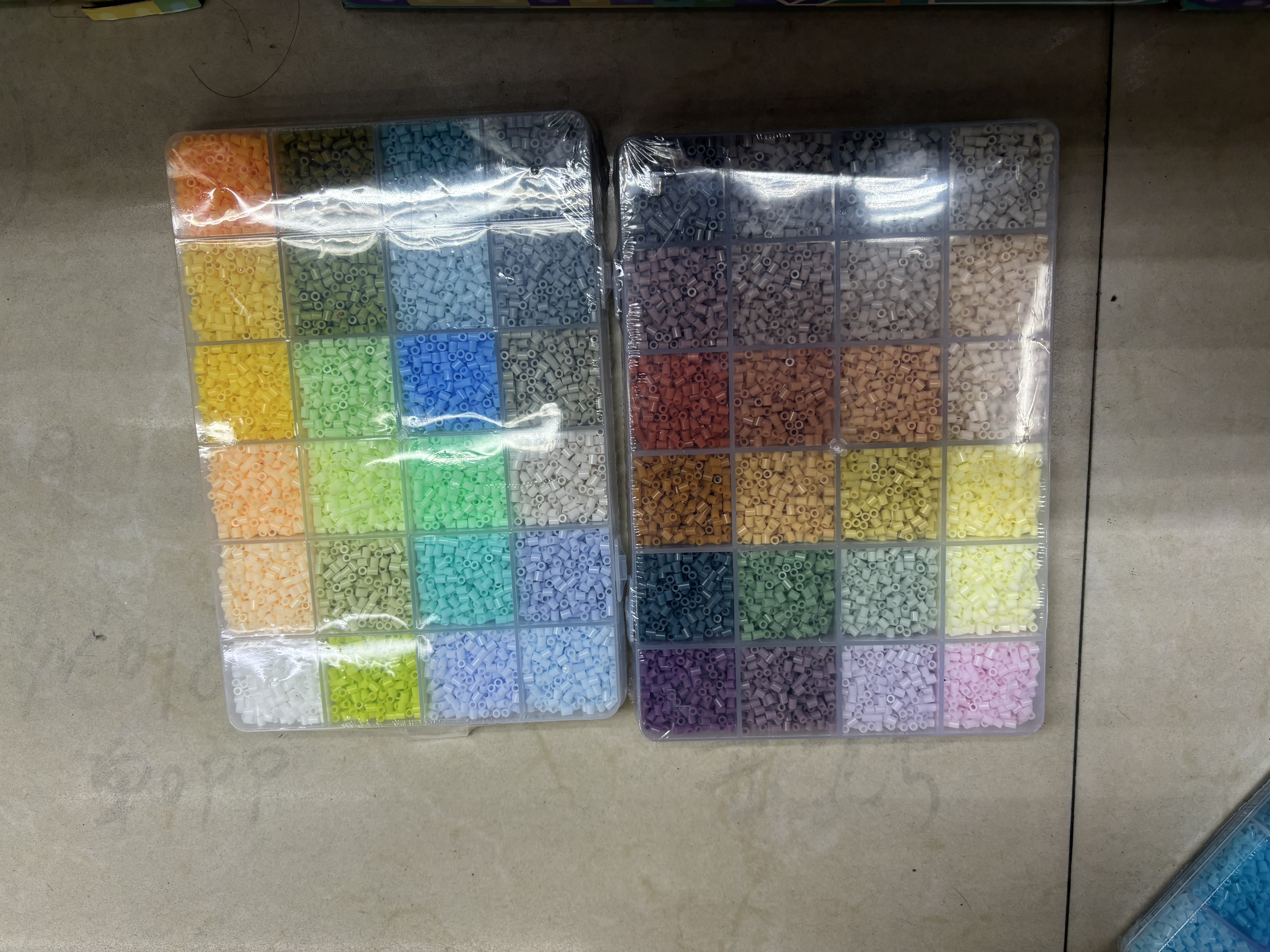 拼拼豆豆手工diy套装3d立体拼豆融合豆女男孩儿童益智6岁拼图玩具详情图3