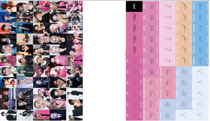 AESPA, TWICE Korean girl group and boy group boxed small cards, 55 cards without repetition