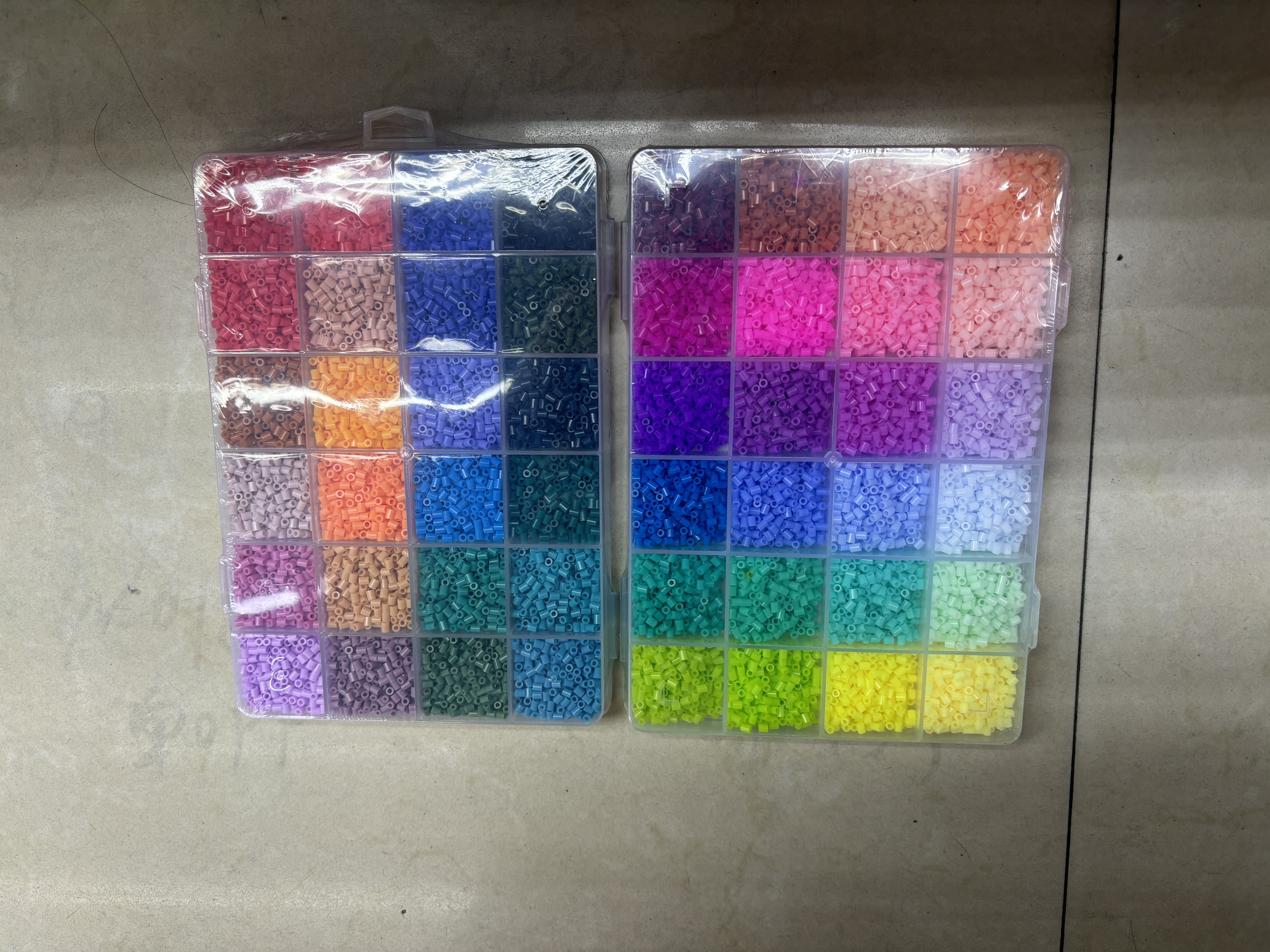 拼拼豆豆手工diy套装3d立体拼豆融合豆女男孩儿童益智6岁拼图玩具详情图7