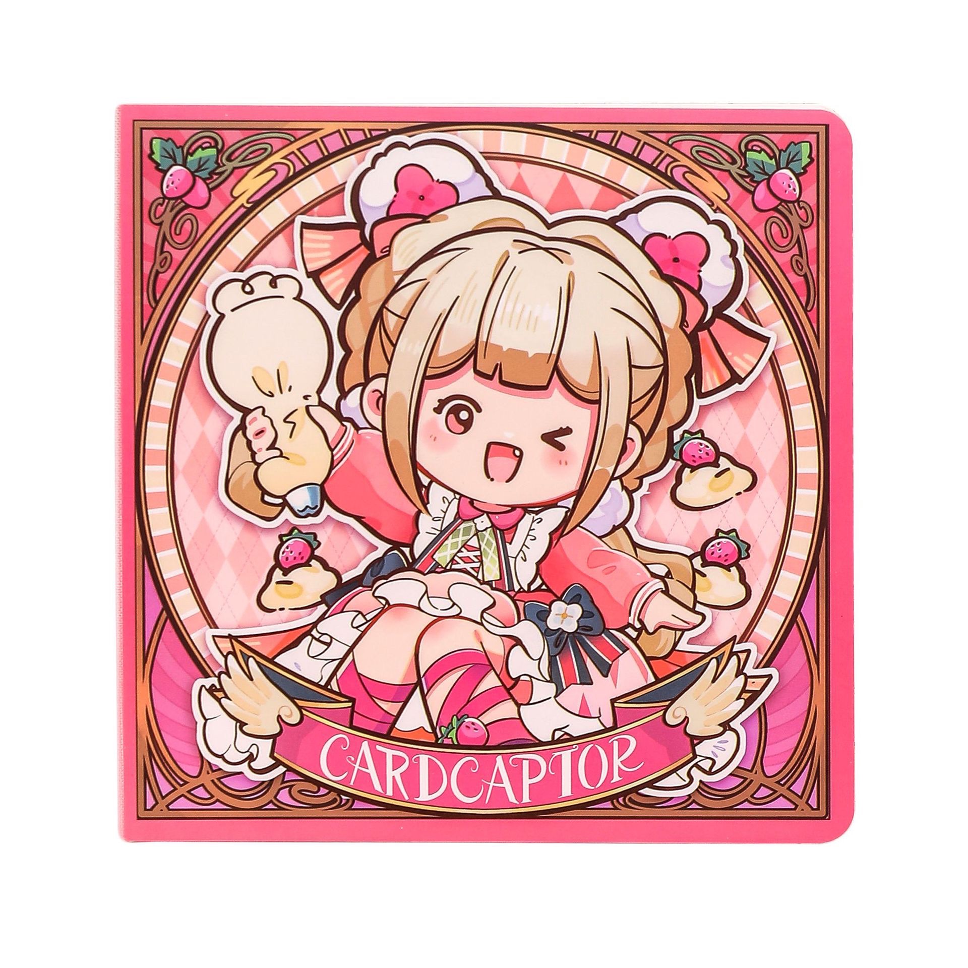 Rabito, a cute magical girl, square-shaped notebook, a student notebook with a high level of appearance, a note-taking grid notebook detail image 2