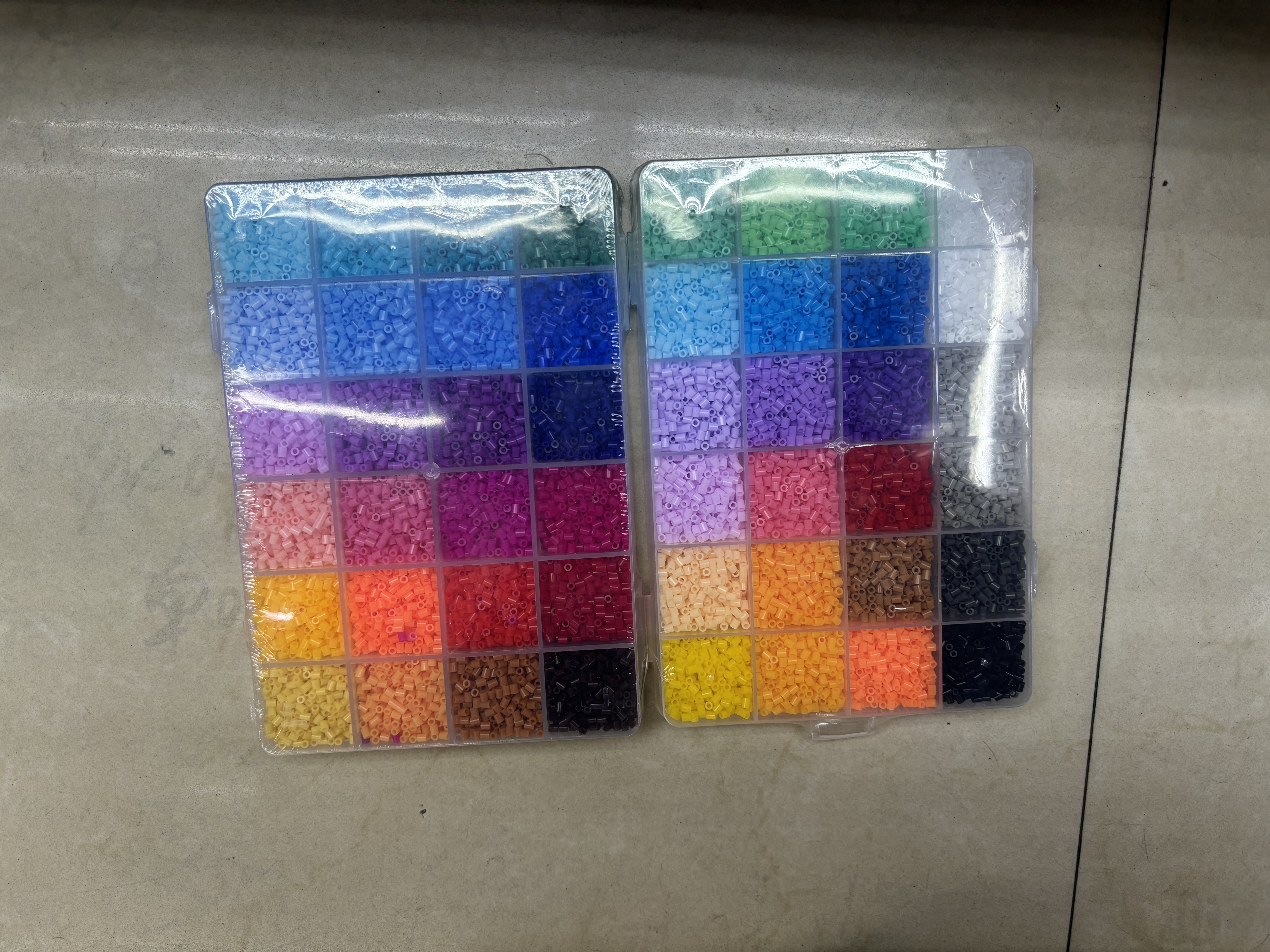 拼拼豆豆手工diy套装3d立体拼豆融合豆女男孩儿童益智6岁拼图玩具详情图4