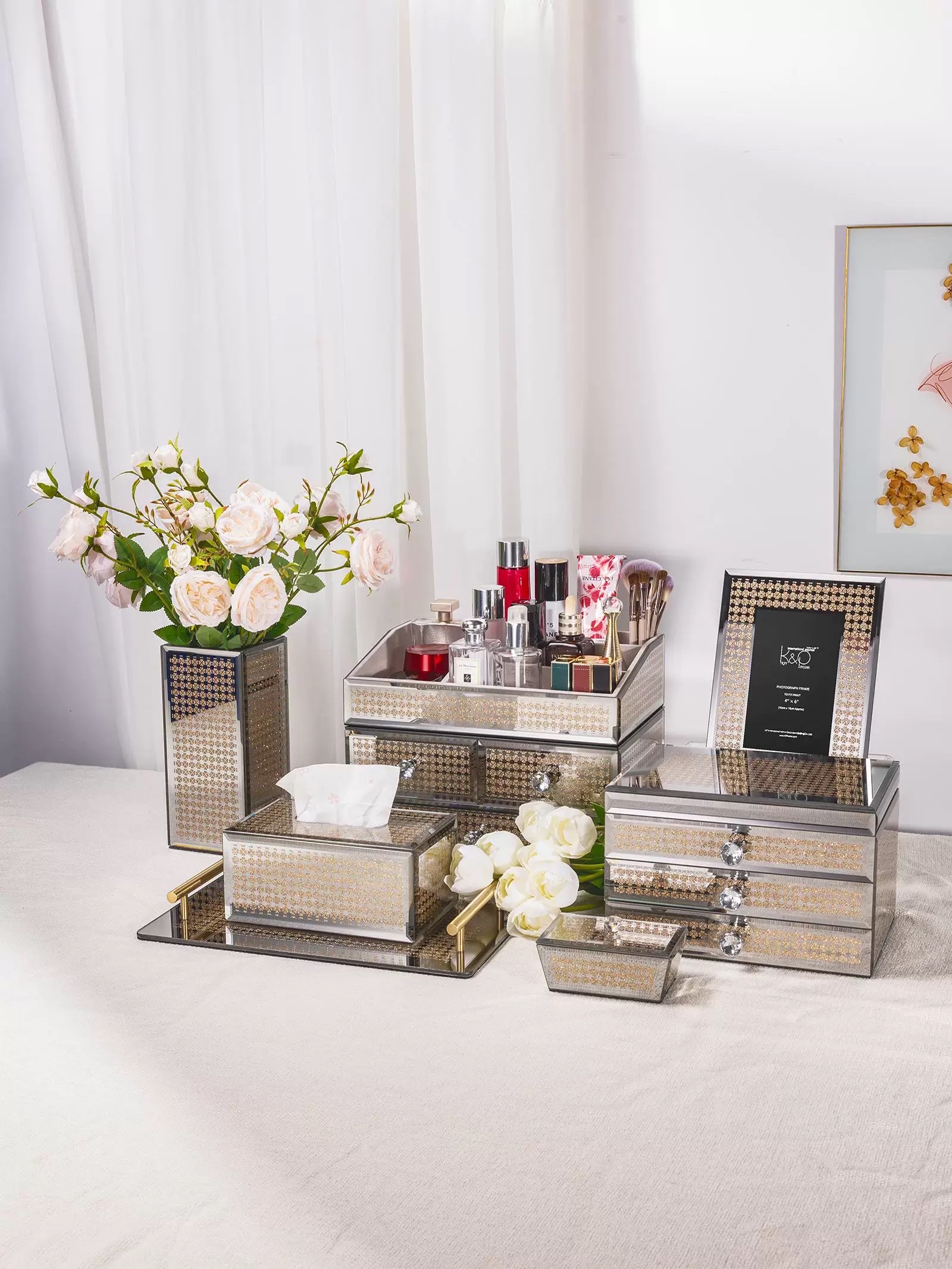 幸运星新款首饰盒子饰品首饰收纳盒高档精致结婚生日礼物