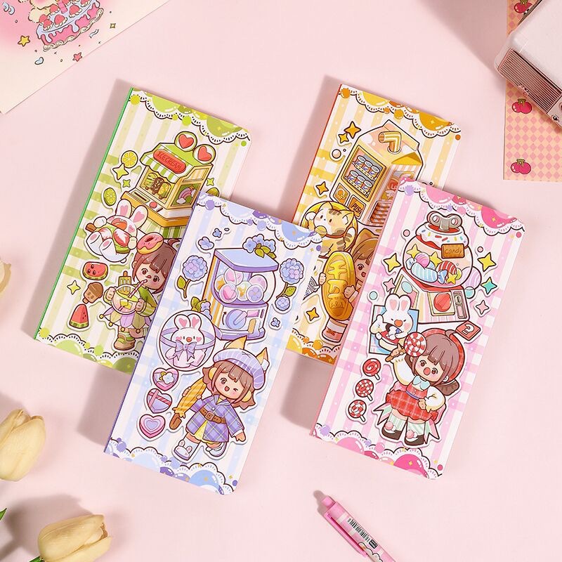 The new cute Japanese and Korean notebooks are now available for wholesale in collaboration with the bookkeeping book, the white book, the square and simple school grid book