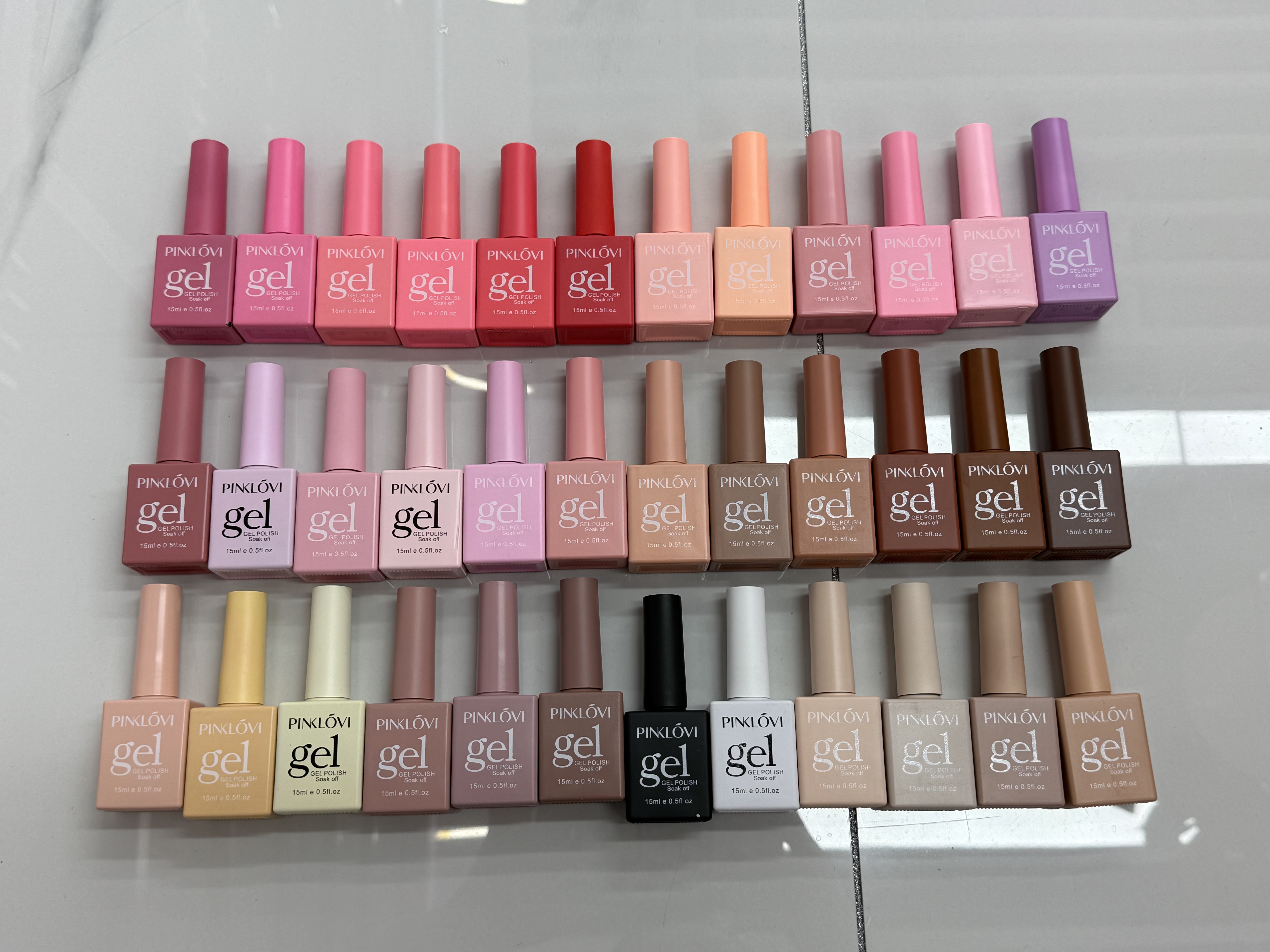 Best-selling multi-color UV phototherapy nail polish glue set, wholesale nail color glue, nail polish oil glue detail image 3