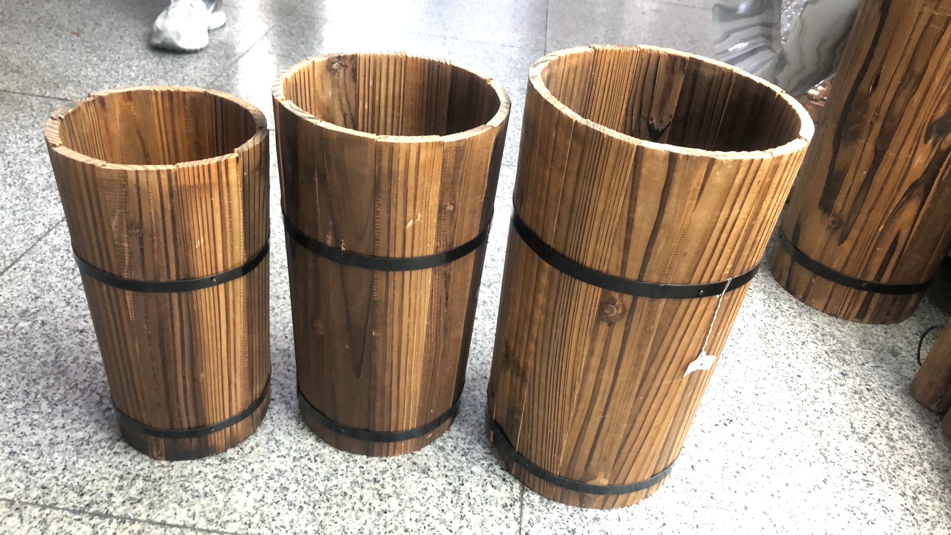 竹编工艺品移动折叠花车仿真花盆景手指海胆花篮