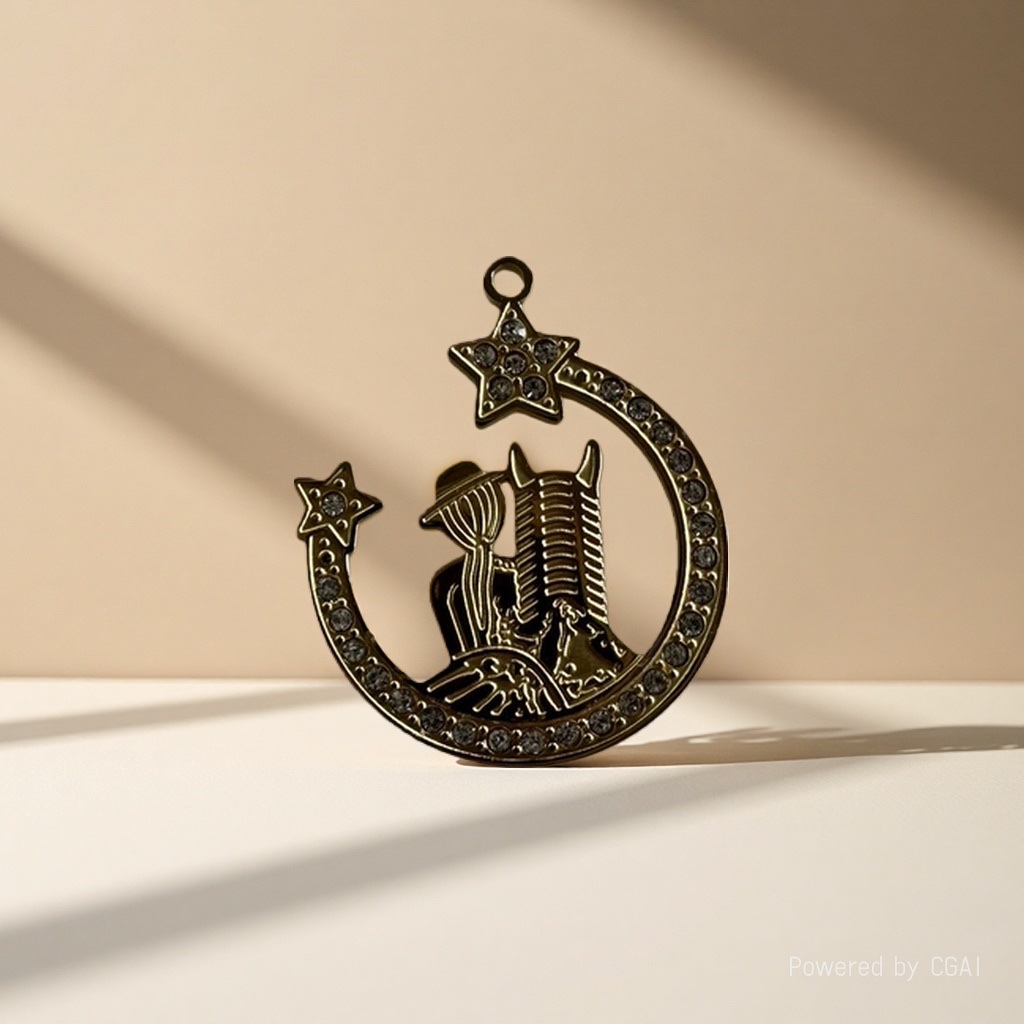 Horse pendant, fashionable and simple metal necklace, women's personalized accessory, trendy design sense Item Picture