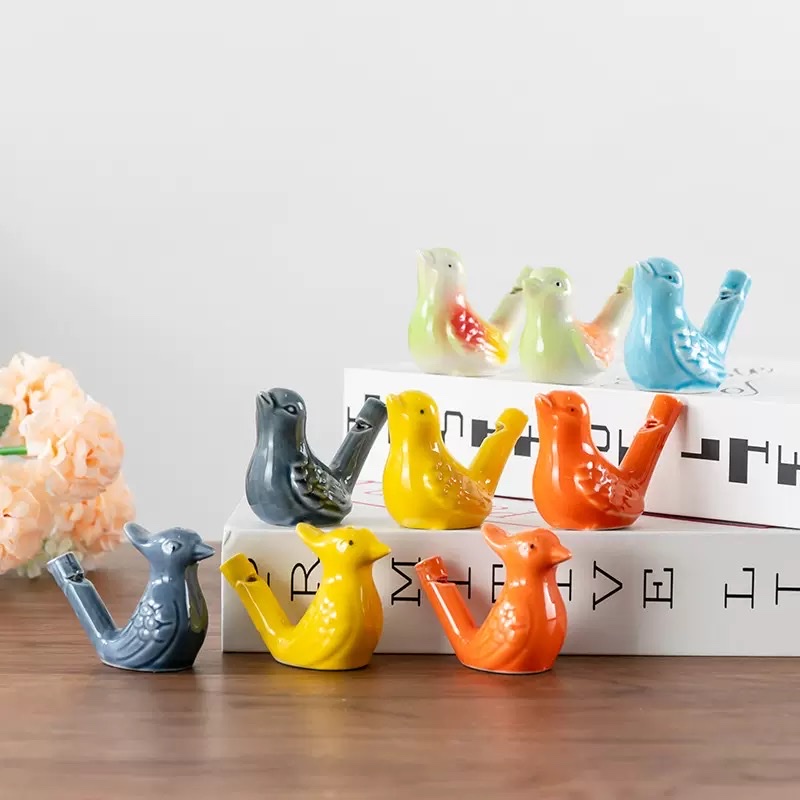 Ceramic ornaments of water birds and whistling birds Application Scenario